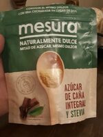 Azucar de caña integral y stevia