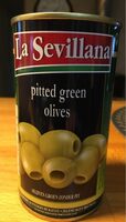 Olives La Sevillana Pitted Green In Can 370ML 1 / 24