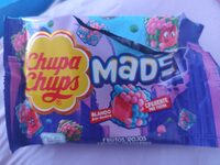 Caramelos de goma con cobertura crujiente sabor a frutos rojos