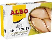 Chipirones en aceite de oliva calamares rellenos