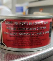 Thon blanc (Germon) a l'huile d'olive