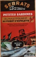Petites sardines à l'huile d'olive et au piment d'espelette