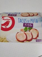 Tacos de pota al ajillo