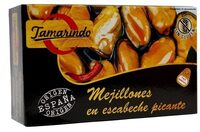 Mejillones en escabeche picante