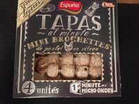 80G Tapas Mni Brochette Poulet Espuna