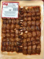 Mini brochette de porc grillée au paprika