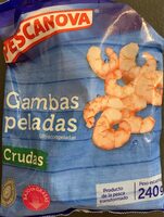 Gambas peladas crudas