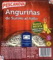 Anguriñas de surimi al ajillo