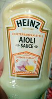 Aioli sauce Mediterranean style