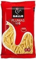 Pasta Gallo Plumas N° 6