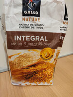 Harina de grano entero de trigo integral