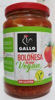 Boloñesa de soja vegana