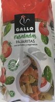 Pajaritas con tomate y espinacas