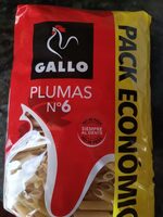 Macarrones plumas