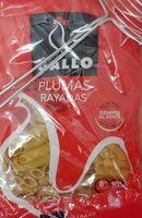 Plumas rayadas