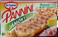 Pannini jamón y queso