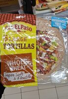 Paso 6 Large Tortillas Whole Wheat