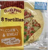 8 tortillas au maïs et blé