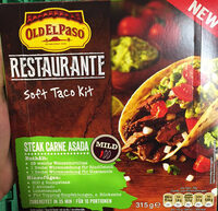 Restaurante Soft Taco Kit Steak Carne Asada