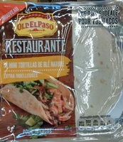 Restaurante Mini Tortillas de blé nature