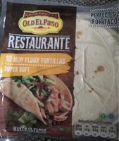 Old El Paso Restaurante Mini Tortillas X10 275G