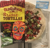 8 Large Tortillas