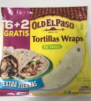 Tortillas mejicanas de trigo Wraps 6 unidades envase 350 g