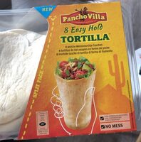 Easy hold tortilla