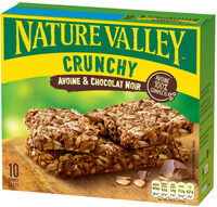 Crunchy Avoine & Chocolat Noir x 5 x 2 barres de 21 g