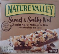 Sweet & Salty Nut chocolat noir et mélange de noix, 5 barres de 30 g