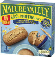 Muffin bars saveur citron et graines de pavot