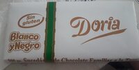 Sucedaneo de chocolate familiar a la taza doria blanco y negro