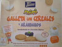 Galletas con cereales y arándanos