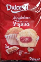 Madeleines à la fraise