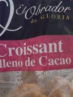 Croissant relleno de cacao