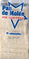 Pan de molde sin corteza
