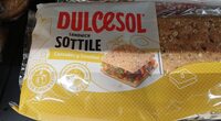 Pan sottile cereales y semillas