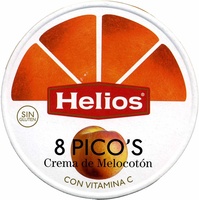Picos de crema de melocotón
