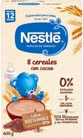 Papilla de 8 cereales con cacao