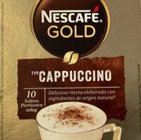 Bebida instantánea en polvo con azúcar, leche y café