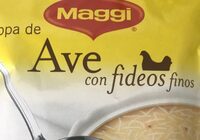 Sopa de ave con fideos finos