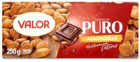 Chocolate puro con almendras