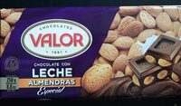 Chocolate con leche y almendras