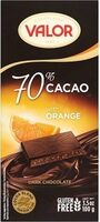 Chocolates 70% Cacao Dark Chocolate with Orange