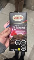 70% Cacao Chocolate Negro con Frambuesa