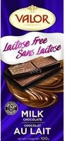 Valor Milk Lactose Free Chocolate Bar