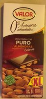Chocolate con puro almendras mediterraneas enteras