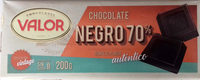 Chocolate negro 70% cacao