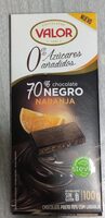 Chocolate negro 70% con naranja 0%