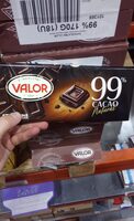Valor cacao natural 99%